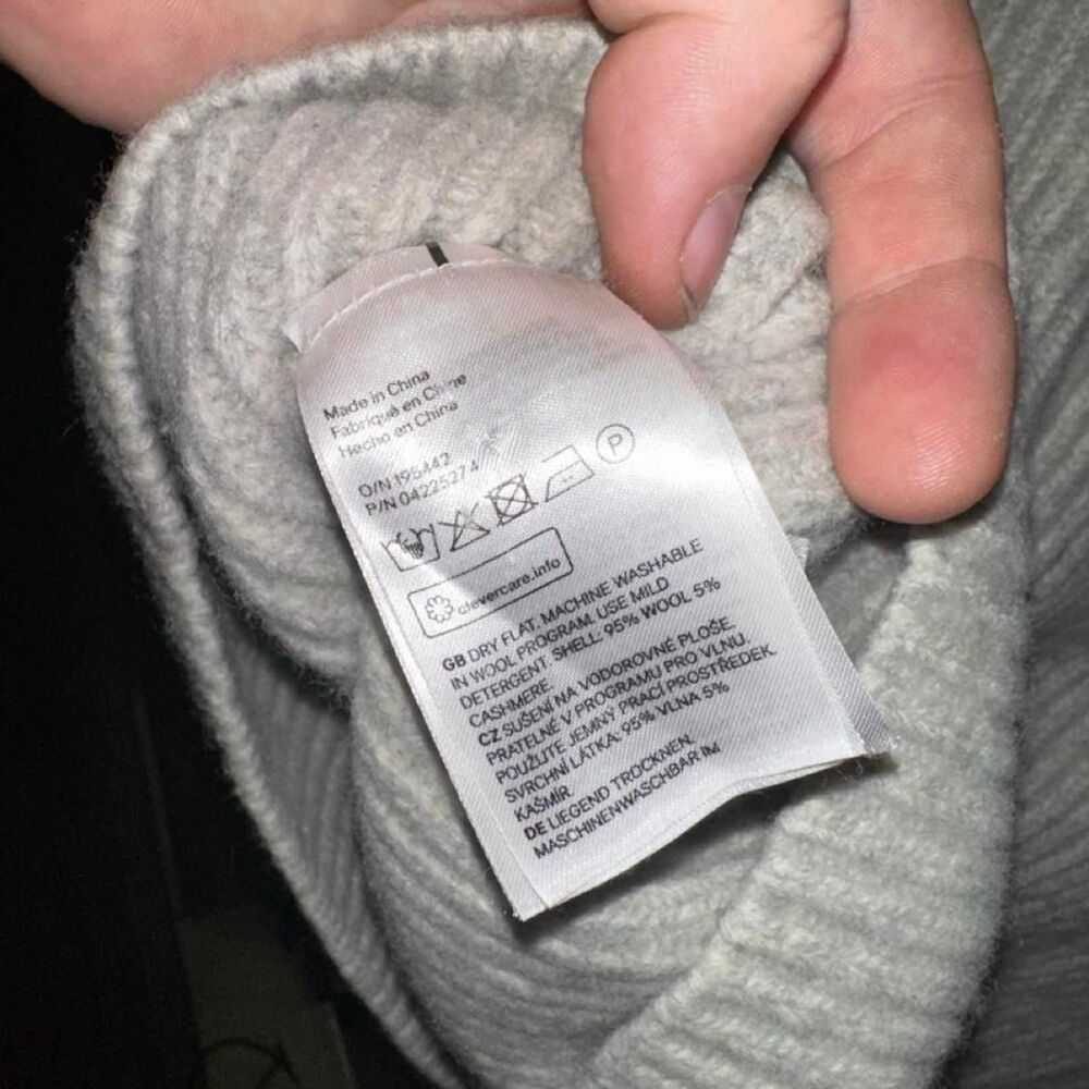 H-m Women's Grey Jumper - Picture 4 of 6